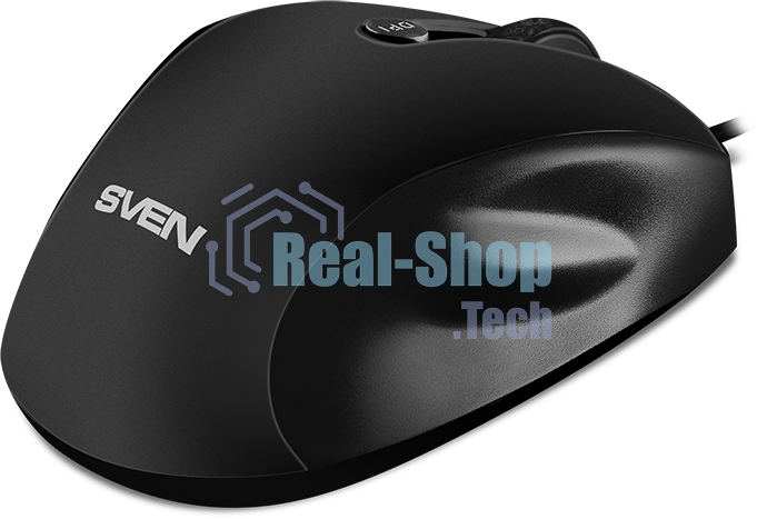 Мышь проводная SVEN RX-113 черный, 2000 dpi, USB, кнопки - 6