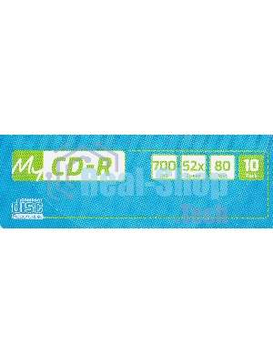 Диск CD-R MyMedia 700Mb 52x pack wrap (10шт) (69204)