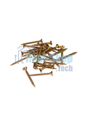 Саморез универсальный Kranz 4х35, желтый цинк, пакет (50 шт./уп.)