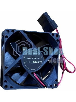 Вентилятор Foxline FL-F80M черный 80mm 4-pin