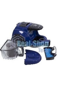 Пылесос Samsung VCC4520S36 синий/черный, 350/1600 Вт, уборка сухая, пылесборник контейнер 1.3 л