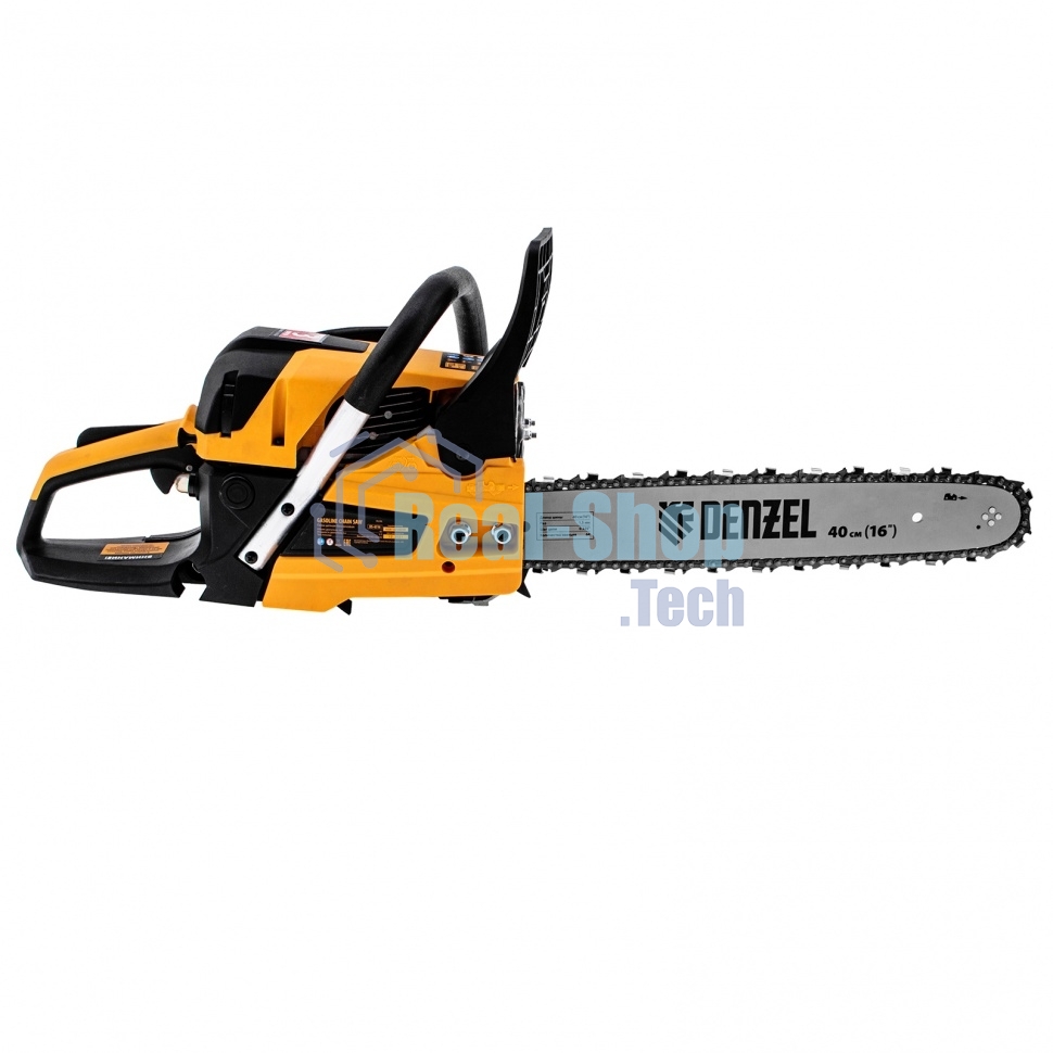 Пила цепная бензиновая Denzel DS-4516, шина 40 см, 45 см 3, 2,5 л.с., шаг 0,325, паз 1,5 мм, 64 зв