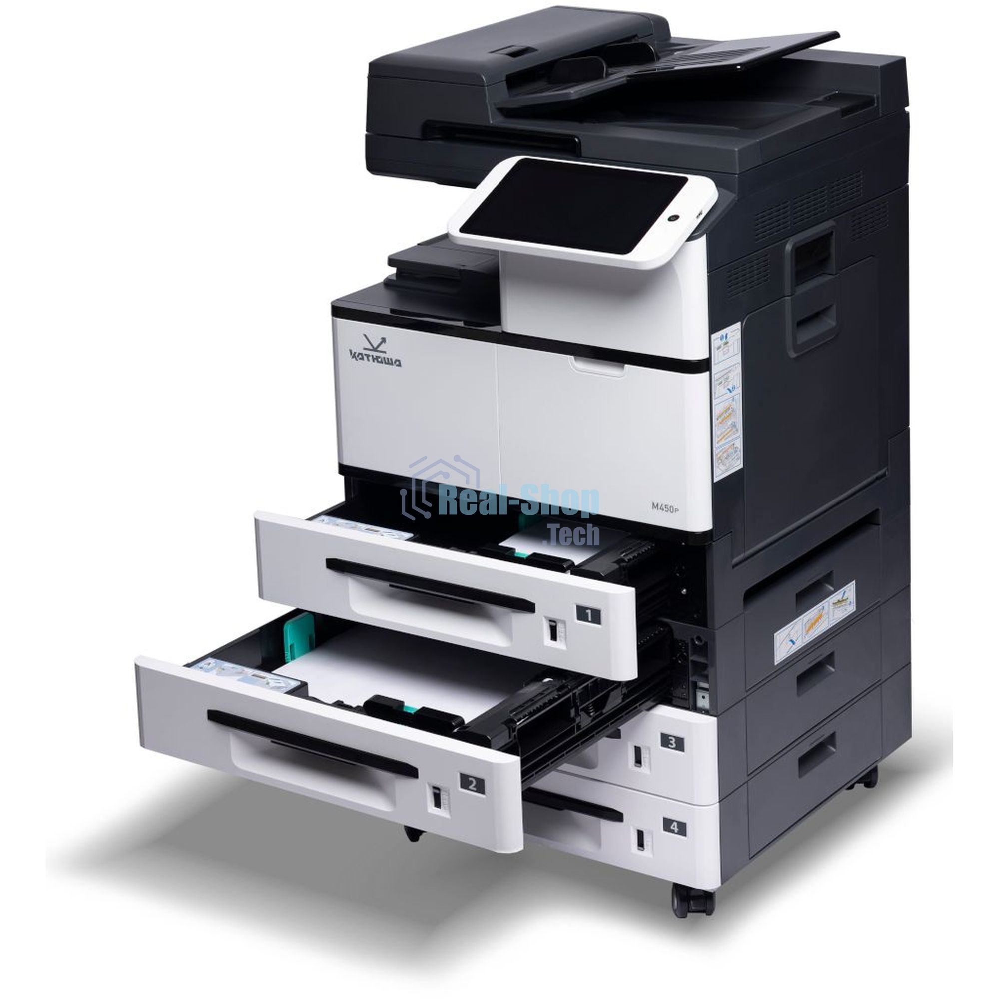МФУ лазерное Катюша M450p, A3, ч/б, печ. до 50 стр/мин., скан. до 60 стр/мин., 1200 x 1200 dpi, Ethernet, USB - российская сборка