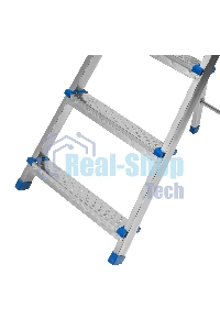 Стремянка Сибртех 5 ступеней, стальная, оцинкованная