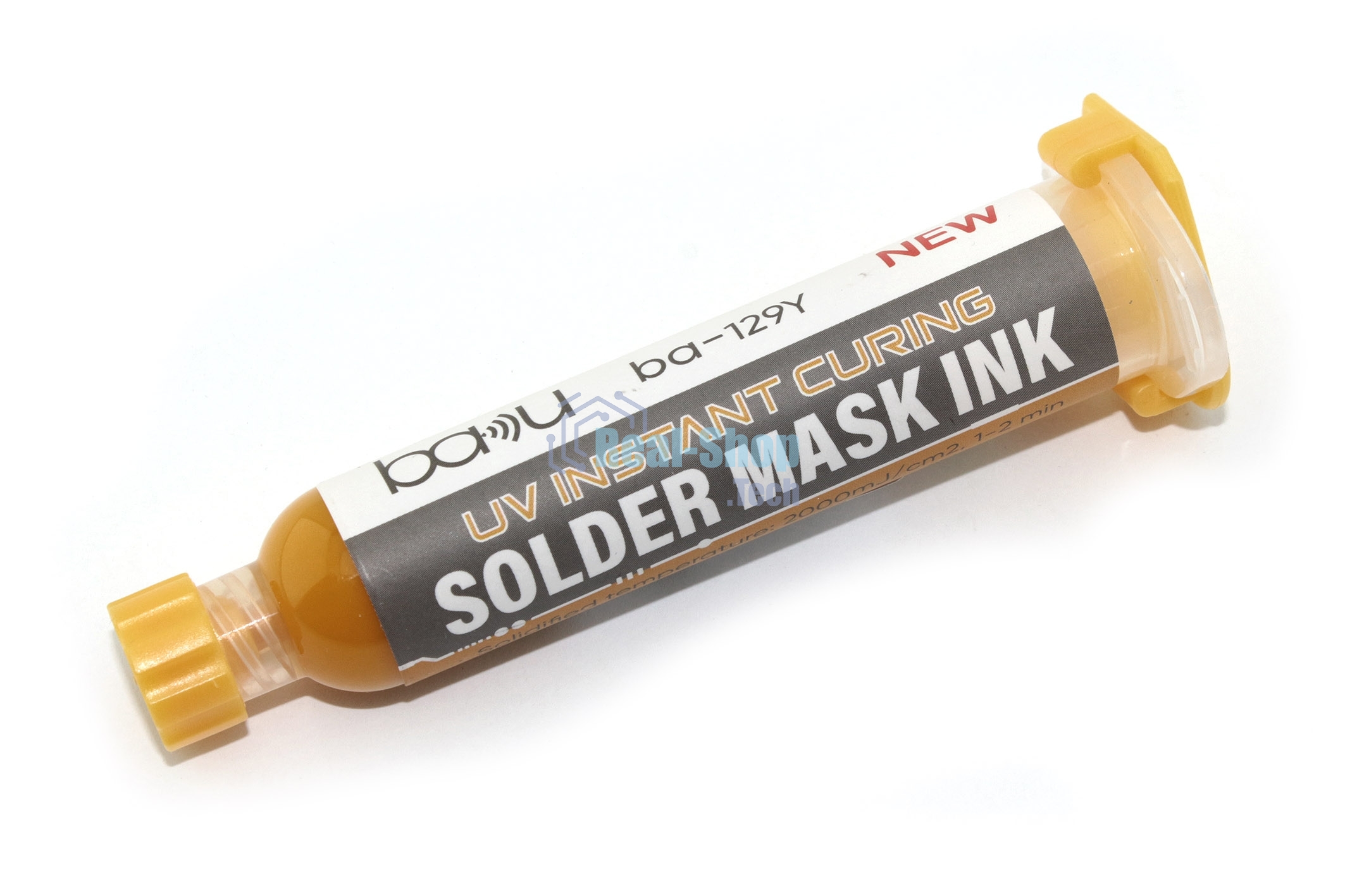 Паяльная маска UV Baku BA-129Y для востаноления мат. плат, желтая