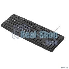 Клавиатура проводная CBR KB 115 USB, 104 кл., офисн., 1,8 м, резиновые ножки