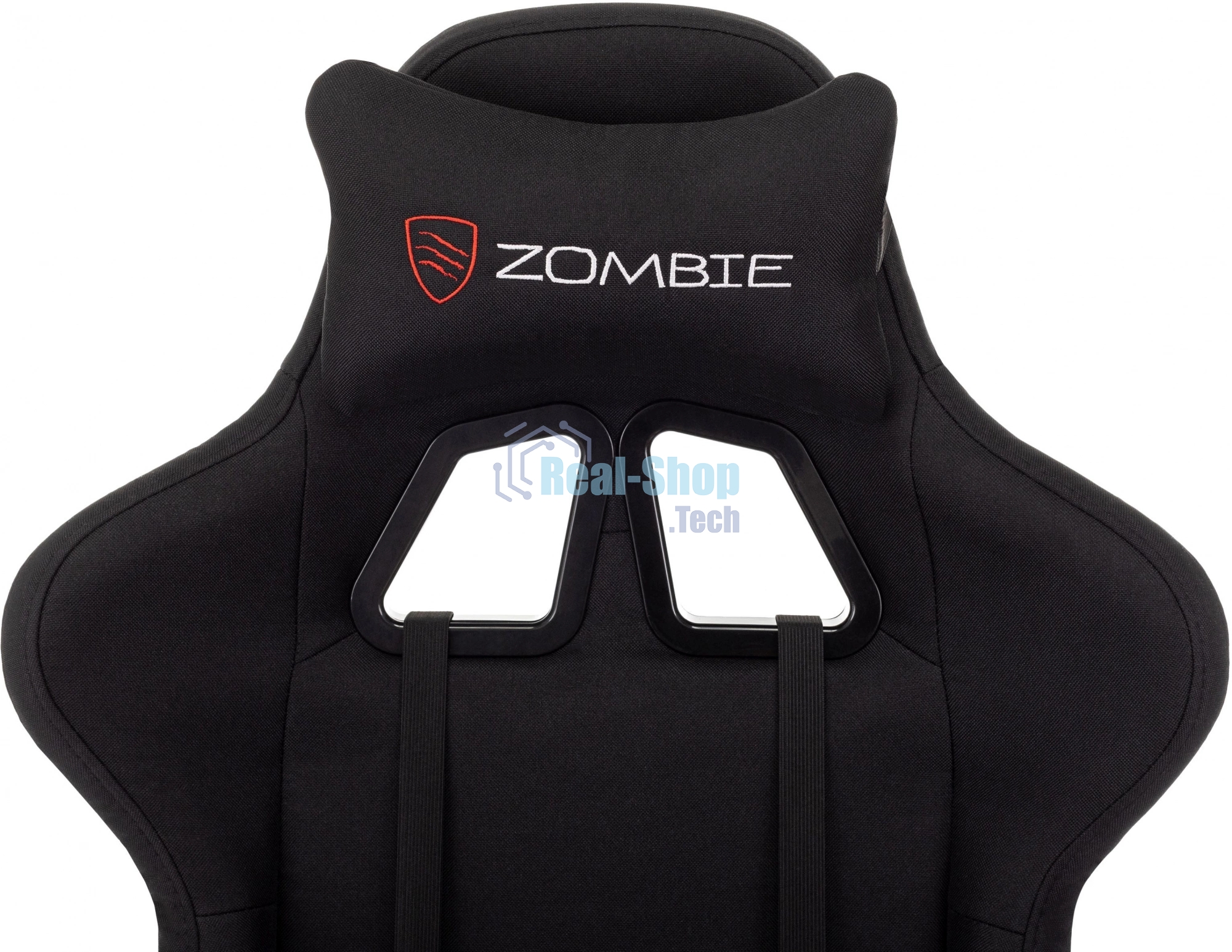 Кресло игровое Zombie Shadow черный Neo Black с подголов. крестов. пластик подст. для ног пластик черный