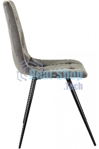 Стул для дома Бюрократ CH-K1_4 комплект 4 шт т. серый Holland 18 металл черный на ножках