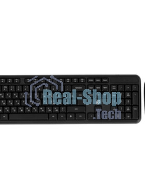 Комплект клавиатура+мышь Oklick S277W беспроводной, USB, 1600 DPI, серый