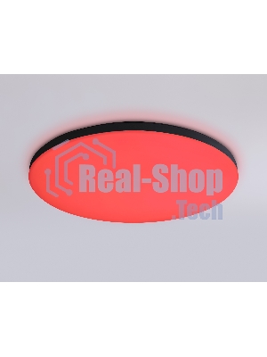 Умный светодиодный светильник FZ2004 BK черный IP54 20W 3000K-6500K+RGB Wi-Fi Алиса/Tuya/Smart Home/Alexa D300*55 (ПДУ ИК)
