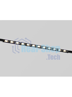 Трековый светильник GL2335 BK черный IP20 10W 3CCT 3000/4200/6400K 48V 200*10*37