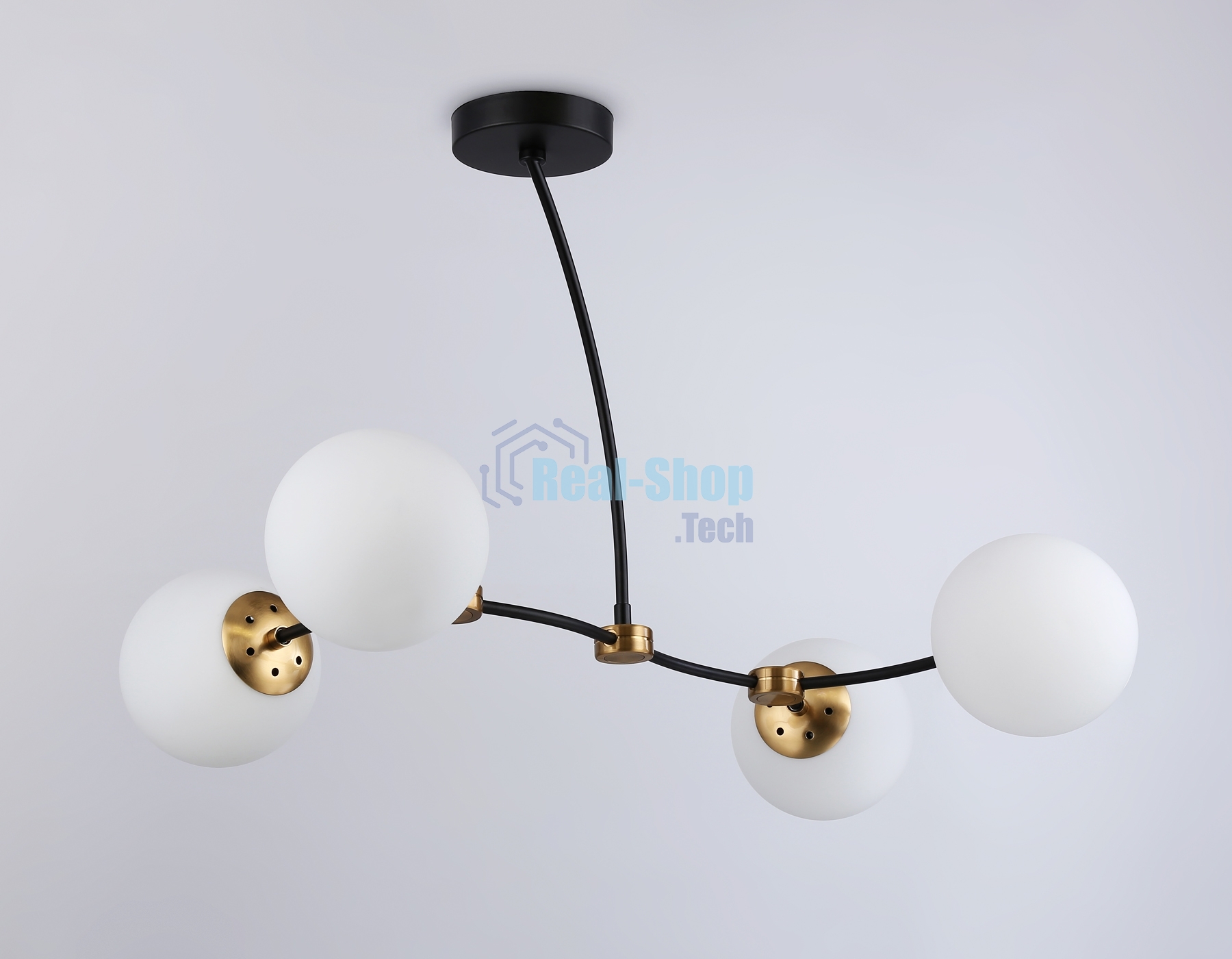 Светитльник Ambrella Light TR2544/4 BK/SB черный/бронза E27/4 max 60W 700*450*450