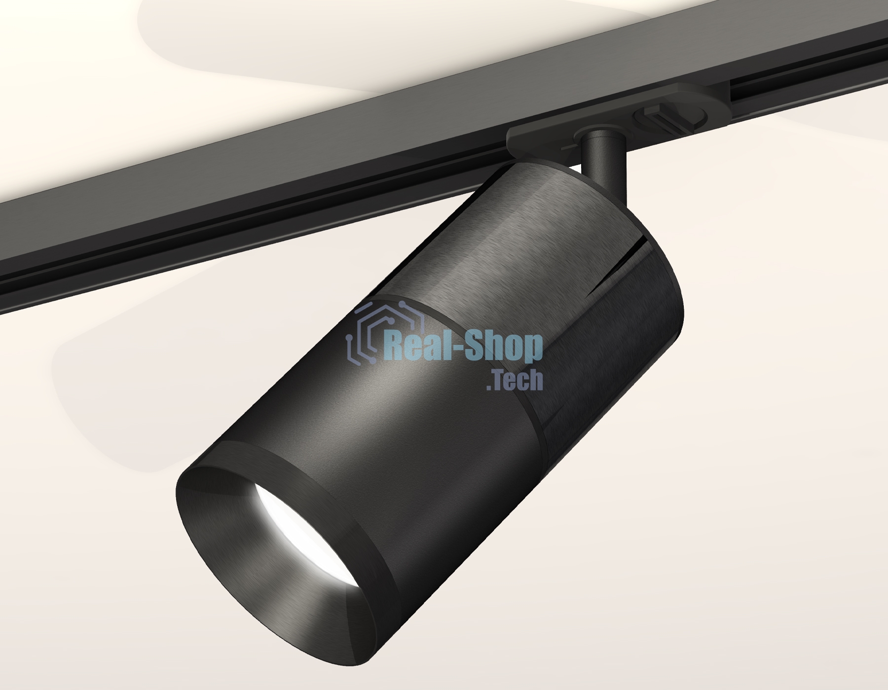 Светильник Ambrella light XT7402050 SBK/DCH/PBK черный песок/черный хром/черный полированный MR16 GU5.3