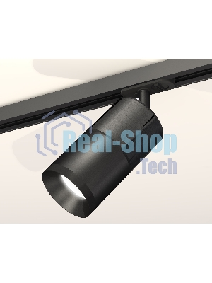 Светильник Ambrella light XT7402050 SBK/DCH/PBK черный песок/черный хром/черный полированный MR16 GU5.3