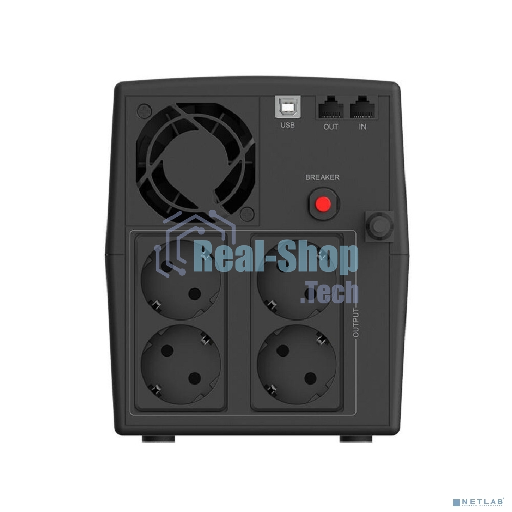 ИБП CBR QUANTUM QTM-1200C [Line Interactive 1200 VA / 720 W, 6 x C13, HID-USB, RJ45] (QTM-1200T-6I-LCUC)