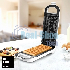 Вафельница Kitfort КТ-1643 700Вт белый