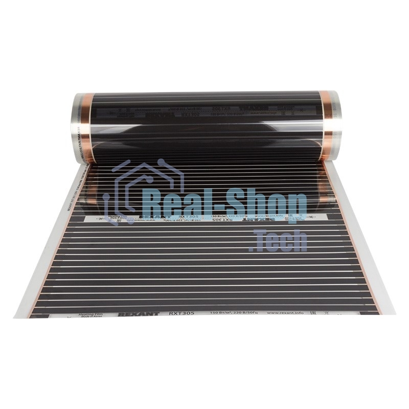 Пленочный теплый пол Rexant Optima 150 6 м²/0,5 х 12 м/900 Вт