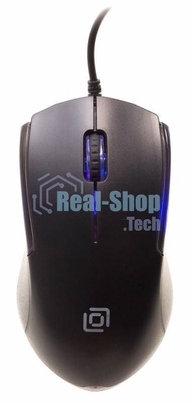 Мышь проводная Oklick 245M черный, 1000 dpi, USB, кнопки - 3