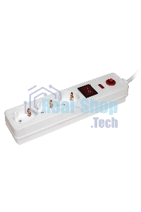 Сетевой фильтр Iek WFP10-16-03-01-N СФ-03К-выкл. 3 места 2Р + PE/1,5 метра 3х1 мм2