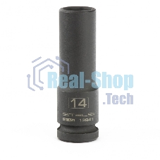 Головка ударная удлиненная шестигранная Stels 14 мм, 1/2