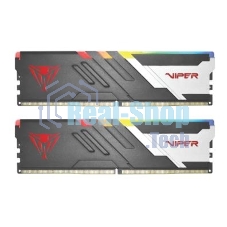 Оперативная память Patriot Viper Venom, DDR5, 32Gb (2x16Gb), 6000MHz, CL30, DIMM, с радиаторами, RGb, черный
