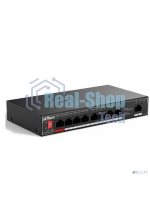 Коммутатор Dahua DH-SF1009P, 9×100 Мбит/с, неуправляемый