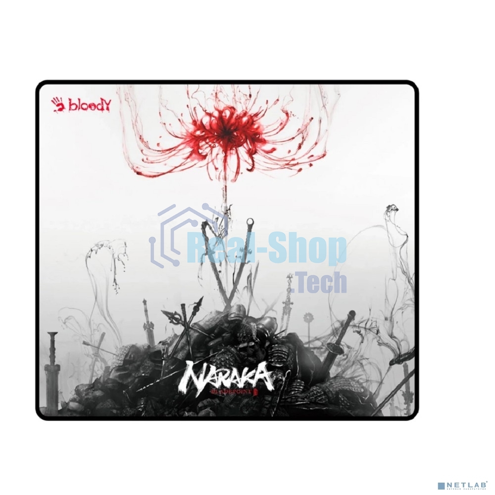 Коврик для мыши A4Tech Bloody BP-45 Naraka белый/рисунок 450x400x3мм