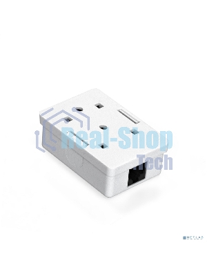 Розетка компьютерная внешняя ExeGate SM1-RJ45-C6 RJ-45 кат.6 UTP Krone/110
