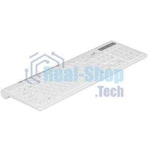 Комплект клавиатура+мышь Genius SlimStar 8230 беспроводной, USB + Bluetooth, 1000 DPI, белый