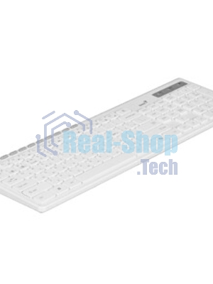Комплект клавиатура+мышь Genius SlimStar 8230 беспроводной, USB + Bluetooth, 1000 DPI, белый