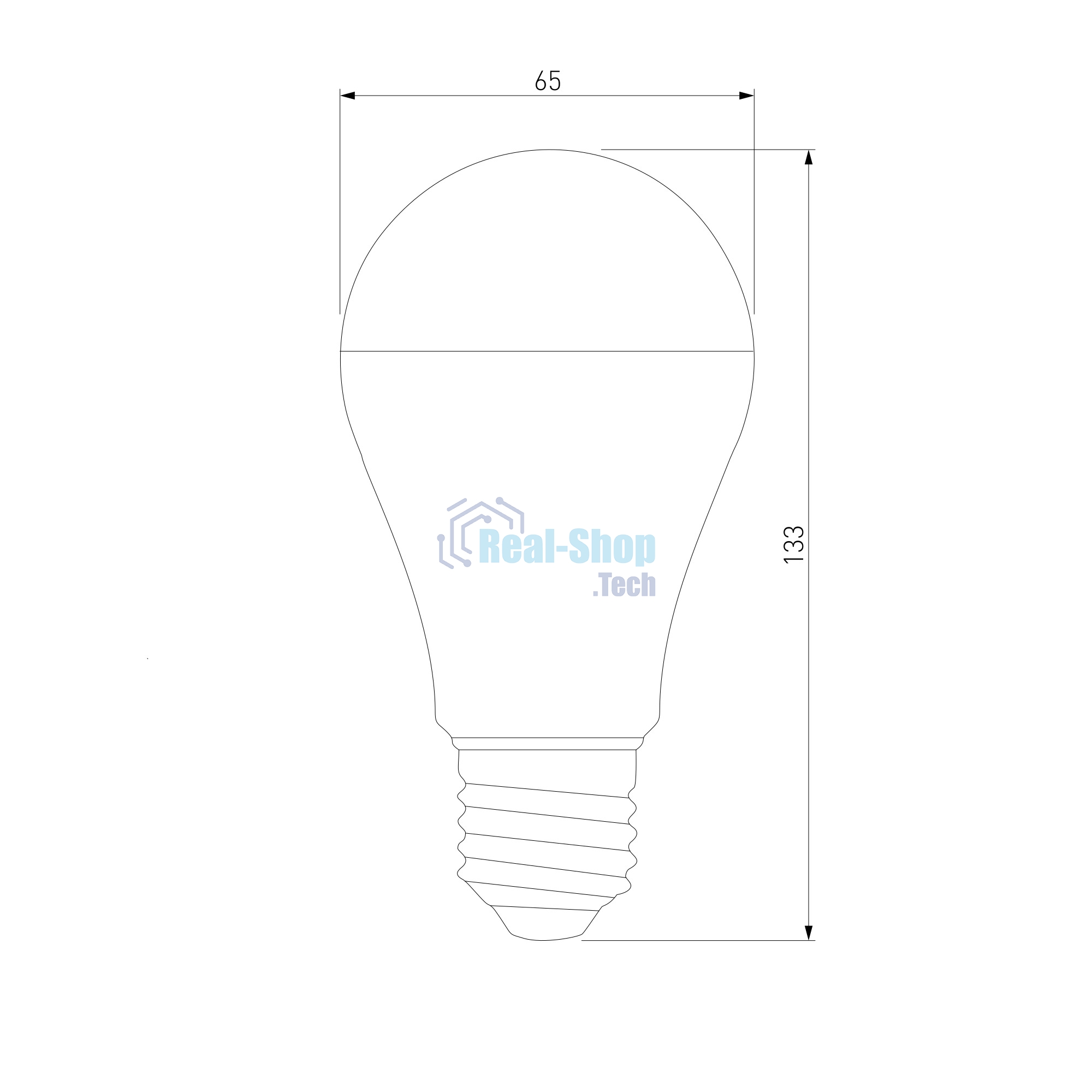 BLE2743 / Светодиодная лампа Classic LED D 20W 4200K E27 А65