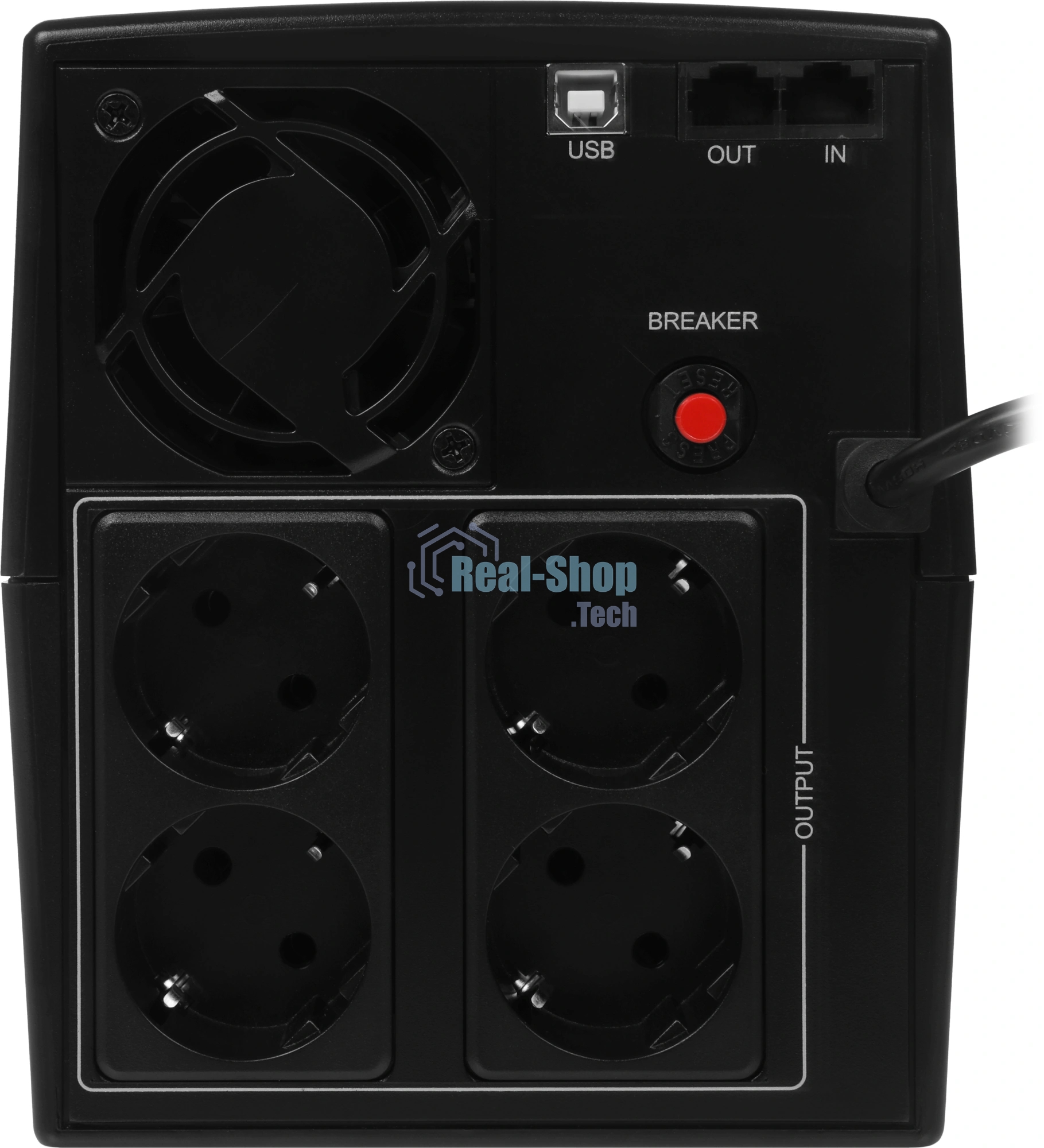 Источник бесперебойного питания Ippon Back Basic 1500 Euro / 1500 ВА / 900 Вт / 4 x CEE 7 (евророзетка)