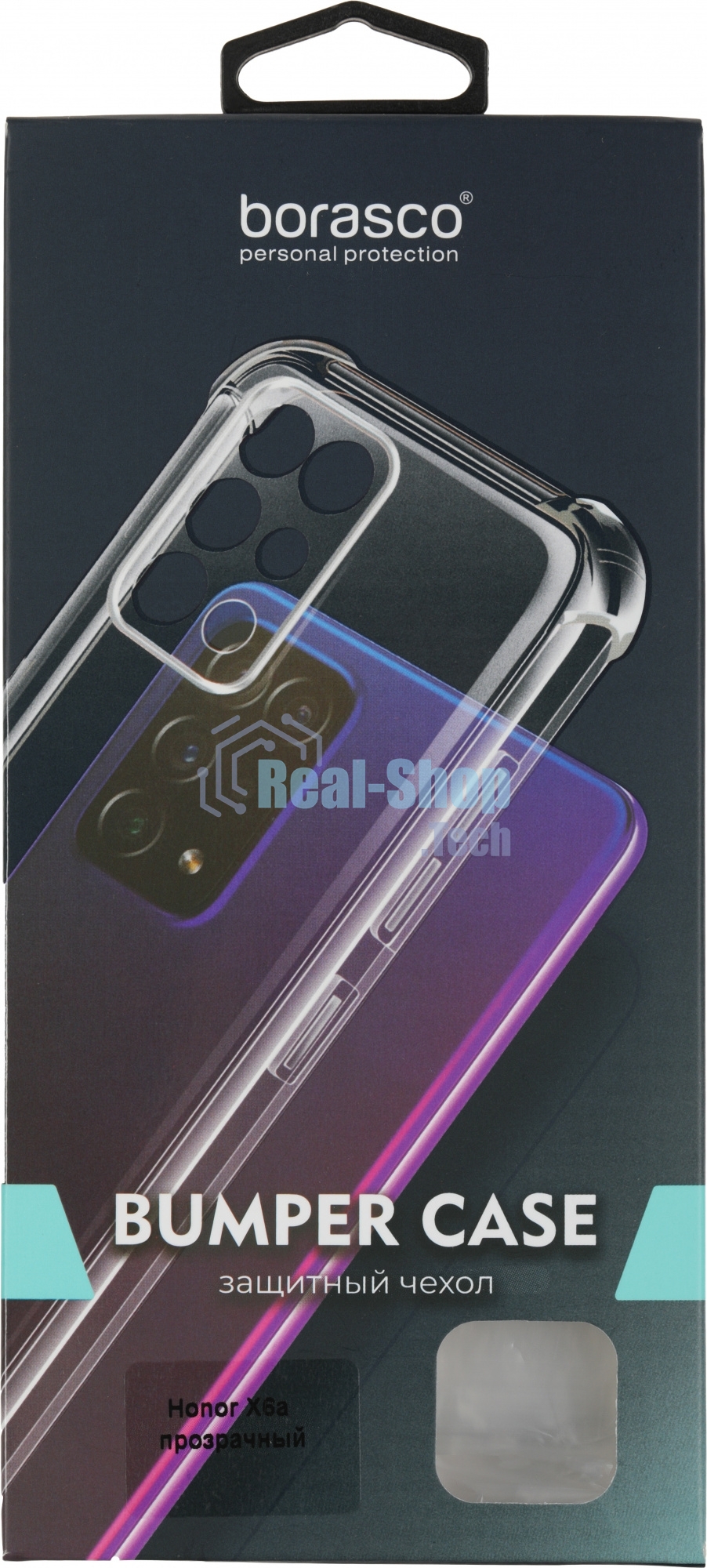 Чехол (клип-кейс) BoraSCO для Honor X6a 72472 прозрачный