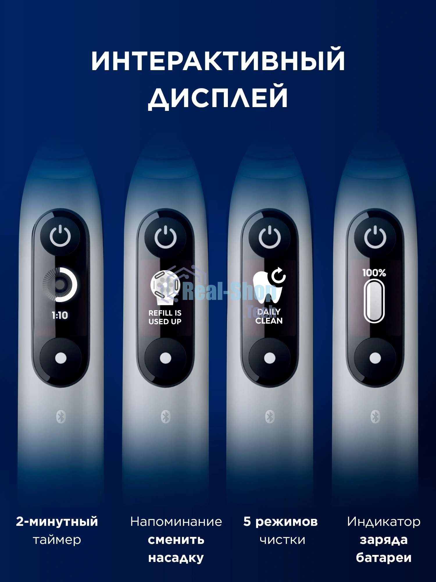 Электрическая зубная щетка Oral-B iO Series 6 Grey Opal (IOM6.216.1DK)