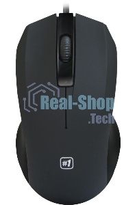 Мышь проводная Defender MM-310 черный, 1000 dpi, USB, кнопки - 3