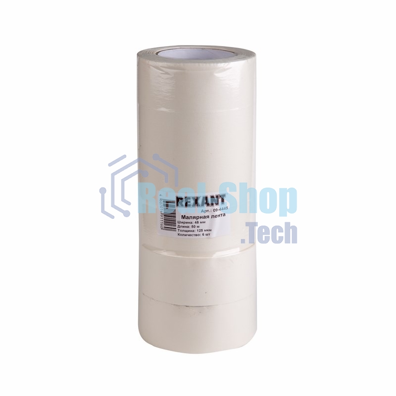 Малярная лента (крепп) Rexant 48 мм (рулон 50 м)