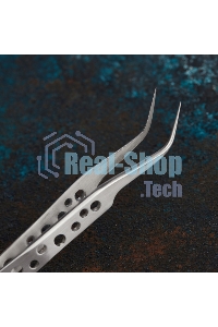 Пинцет изогнутый Rexant узкий 120 мм Airy (блистер)