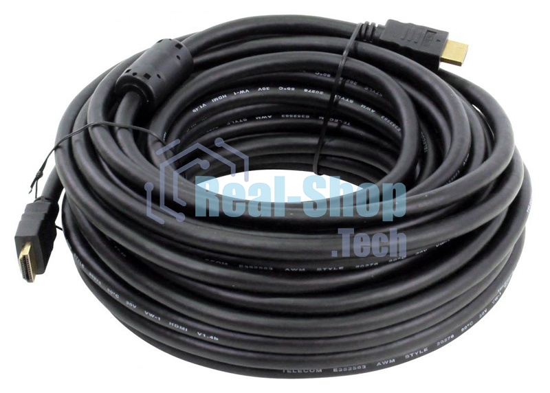 Кабель HDMI Ningbo 19M/19M 15m ver1.4 позолоченные контакты (RD-HDMI-15M-MG ver1.4)