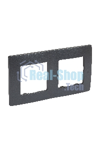 Рамка 2 поста антрацит ETIKA