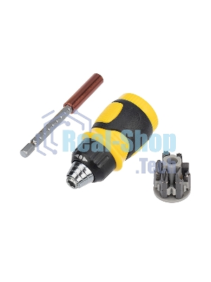 Набор Rexant 8 предметов с реверсивной отверткой