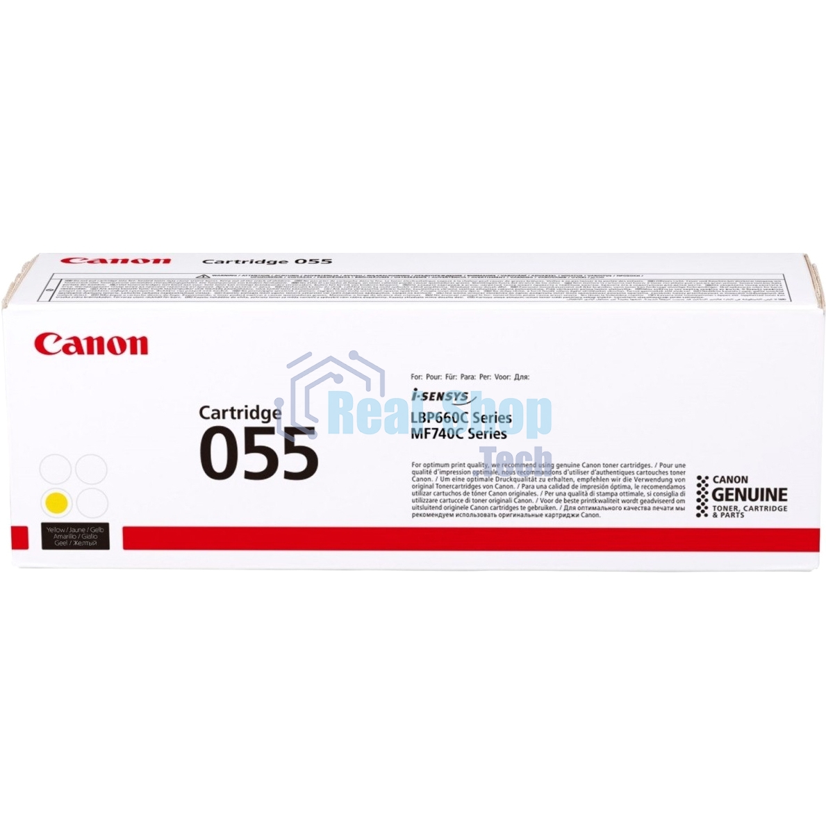 Картридж лазерный Canon 055 Y 3013C002 желтый (2100 стр.) для Canon MF746Cx/MF744Cdw/MF742Cdw/LBP664Cx/663Cdw