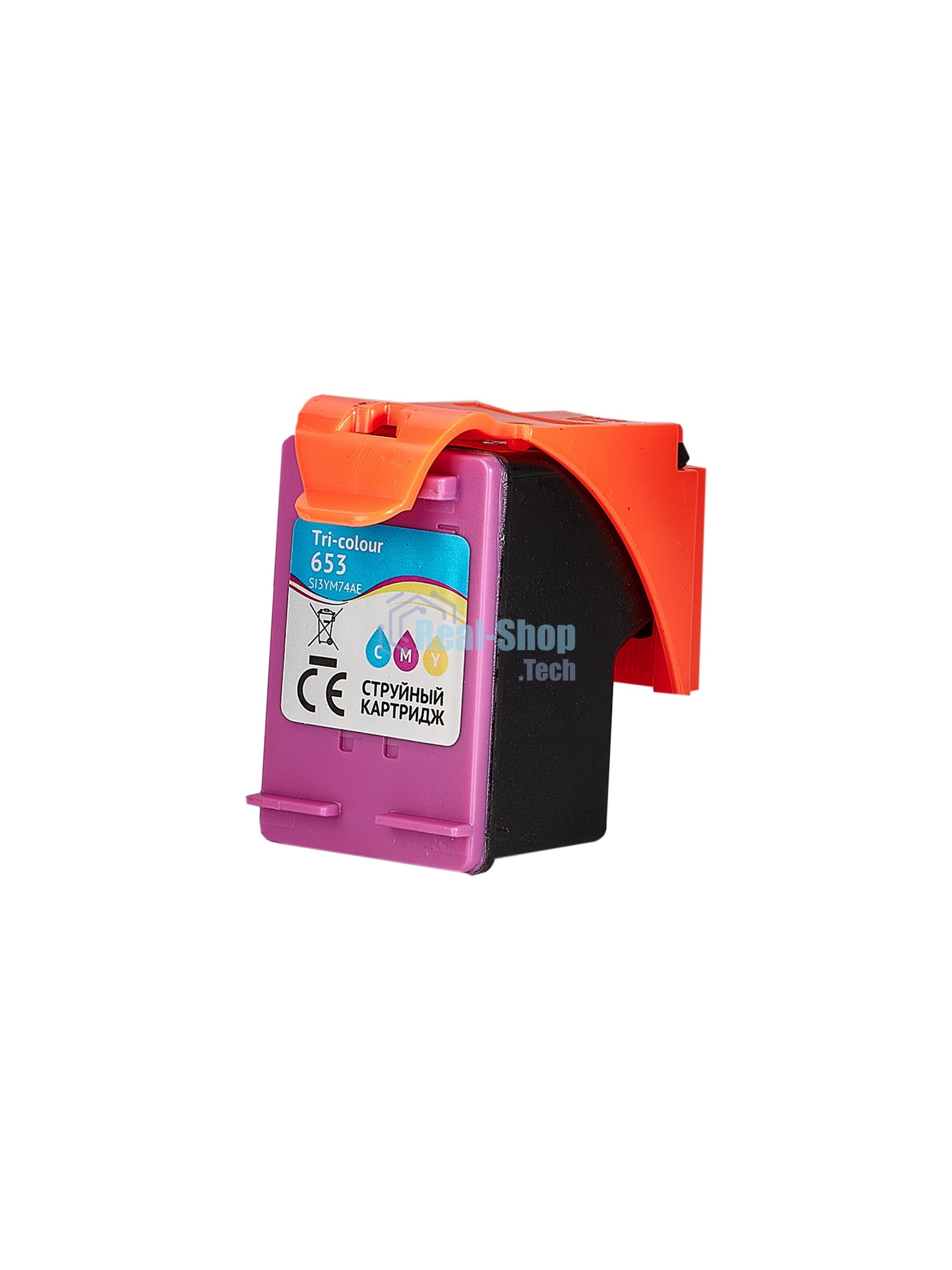 Картридж струйный Sakura 3YM74AE (№653 Tri-colour) для HP, триколор, 11 мл., 600 к.