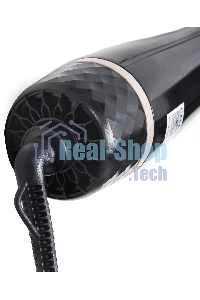 Фен-расческа Galaxy Line GL 4407, черный, 1200 Вт, расческа с керамическим покрытием рабочей поверхности и смешанным типом зубьев, функция 