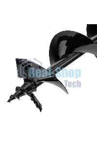 Шнек для грунта Denzel ER-150, диаметр 150 мм, длина 800 мм, соединение 20 мм, съемный нож