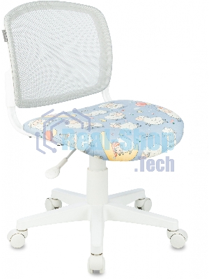 Кресло Бюрократ CH-W296NX TW-02 светло-серый, сетка, 120 кг