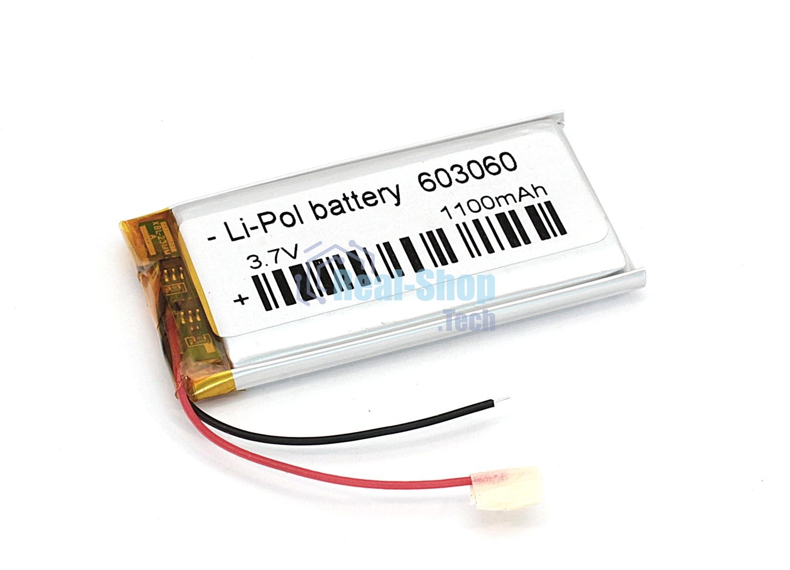Аккумулятор Li-Pol (батарея) 6*30*60мм 2pin 3.7V/1100mAh