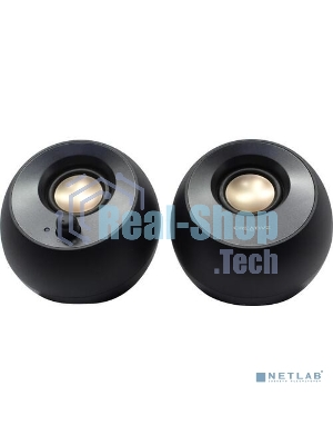Колонки Creative Pebble V2 MF1695 2.0 черный 8Вт