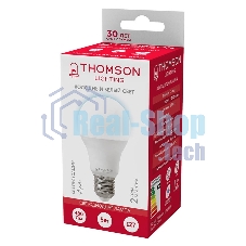 Лампа cветодиодная LED Thomson TH-B2300 E27, груша, 5Вт, 6500К, белый холодный, 1 шт.