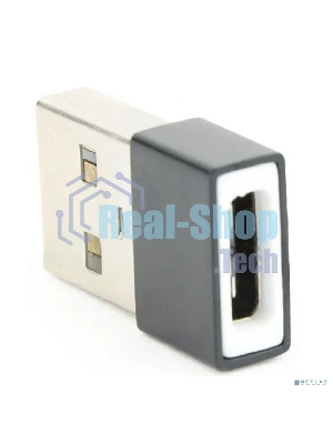 Переходник Cablexpert USB-A(M)/Type-C(F), 2.0, пакет (A-USB2-AMCF-02)