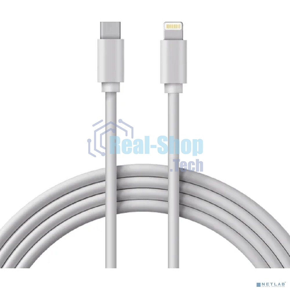 Кабель Rexant Lightning – Type-C 3A, 1м, ПВХ, белый
